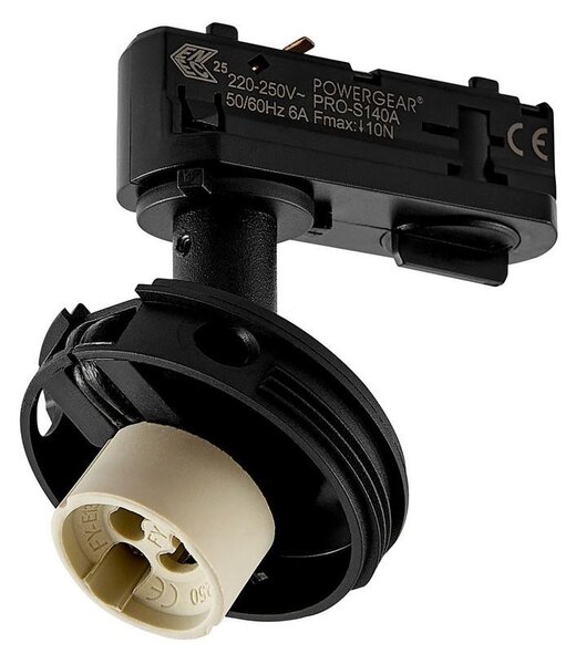 IMPR 707250 Deko-Light 1-fázový kolejnicový systém bodové svítidlo Can základna, 1x max. 7,5 W, GU10, černá
