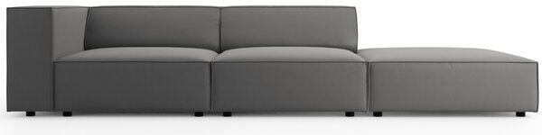 -25 % Dny MOMENTI– Cosmopolitan Design Sametová pohovka Arendal 262 cm, pravá