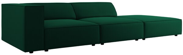 -25 % Dny MOMENTI– Cosmopolitan Design Sametová pohovka Arendal 262 cm, pravá