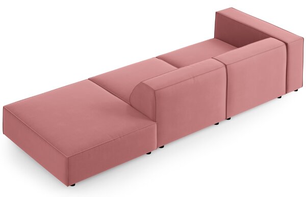 -25 % Dny MOMENTI– Cosmopolitan Design Sametová pohovka Arendal 262 cm, pravá