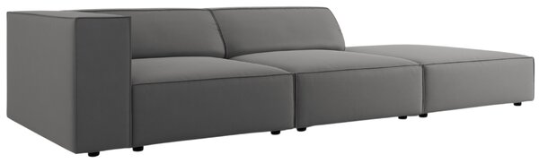 -25 % Dny MOMENTI– Cosmopolitan Design Sametová pohovka Arendal 262 cm, pravá
