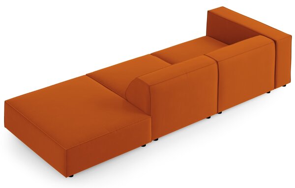 -25 % Dny MOMENTI– Cosmopolitan Design Sametová pohovka Arendal 262 cm, pravá