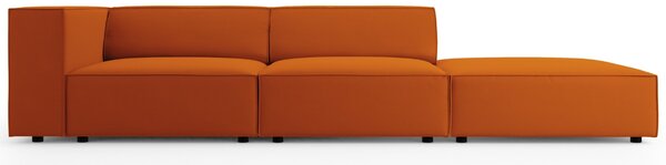 -25 % Dny MOMENTI– Cosmopolitan Design Sametová pohovka Arendal 262 cm, pravá