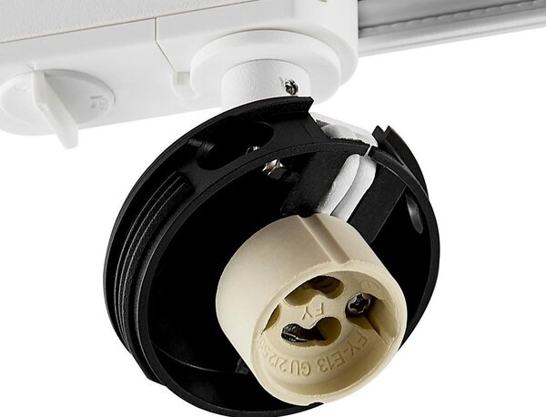IMPR 707249 Deko-Light 1-fázový kolejnicový systém bodové svítidlo Can základna, 1x max. 7,5 W, GU10, bílá