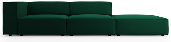 -25 % Dny MOMENTI– Cosmopolitan Design Sametová pohovka Arendal 262 cm, pravá