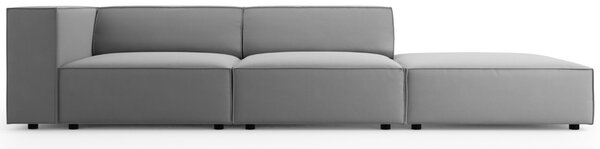 -25 % Dny MOMENTI– Cosmopolitan Design Sametová pohovka Arendal 262 cm, pravá