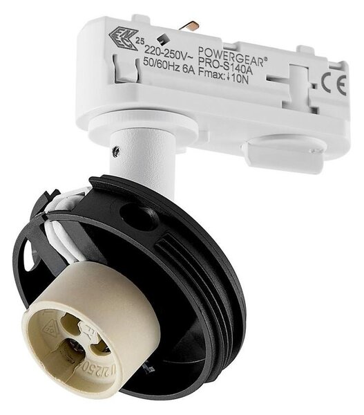 IMPR 707249 Deko-Light 1-fázový kolejnicový systém bodové svítidlo Can základna, 1x max. 7,5 W, GU10, bílá