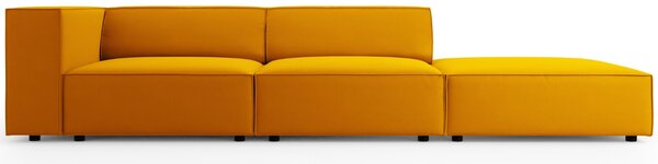 -25 % Dny MOMENTI– Cosmopolitan Design Sametová pohovka Arendal 262 cm, pravá