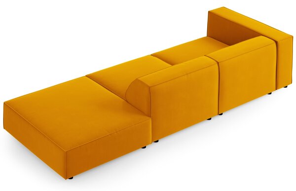 -25 % Dny MOMENTI– Cosmopolitan Design Sametová pohovka Arendal 262 cm, pravá