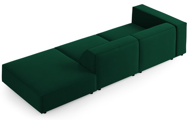 -25 % Dny MOMENTI– Cosmopolitan Design Sametová pohovka Arendal 262 cm, pravá