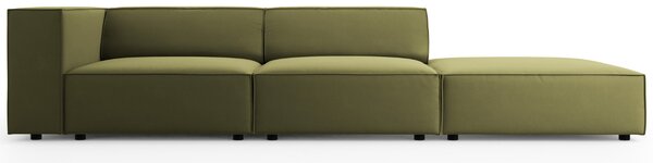 -25 % Dny MOMENTI– Cosmopolitan Design Sametová pohovka Arendal 262 cm, pravá