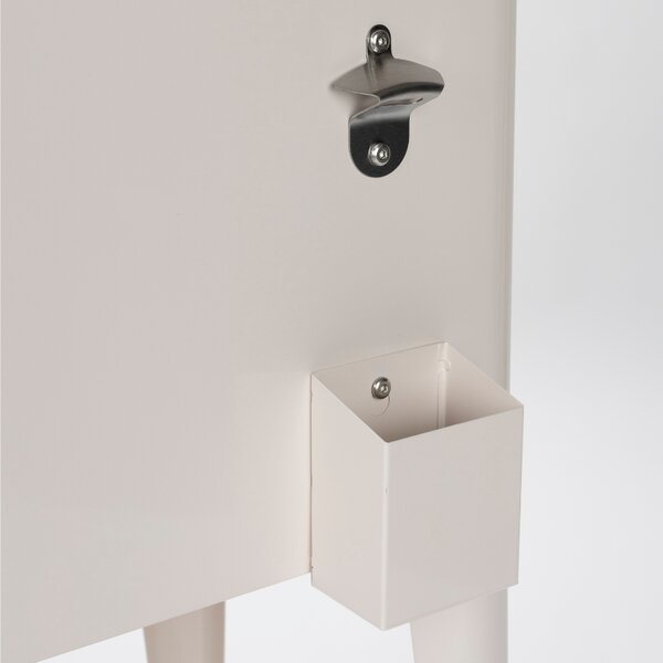Krémově bílý kovový chladící box ZUIVER BE COOL 78 x 39 cm