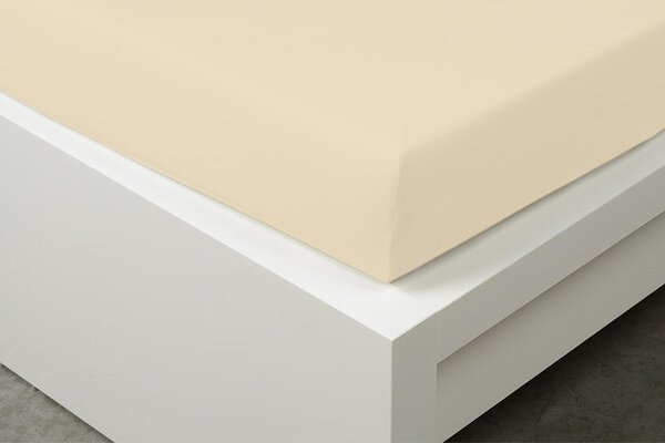 Tibex Prostěradlo DeLuxe - 90x200 barva vanilková