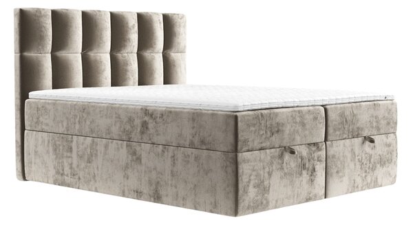 Maison de Rêve Béžová čalouněná postel ESSENCE 180 x 200 cm, boxspring