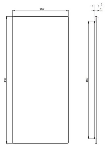 Deante Deante, prkénko na krájení 450x200x10 mm pro kuchyňský dřez, černá, DEA-ZDM_N00N