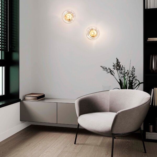 -25 % Dny MOMENTI– Skleněné nástěnné světlo Nova Luce King 17 cm
