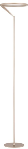 Hnědá kovová stojací LED lampa Nova Luce Tilia 168 cm