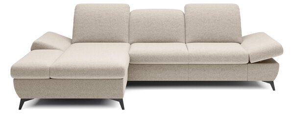 Rohová sedací souprava Harpie (bílá) (L). Akce -25%
