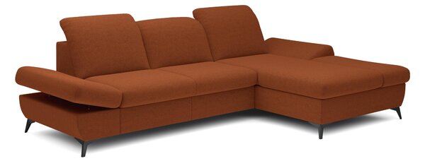 Rohová sedací souprava Harpie (oranžová tmavá) (P). 1098015