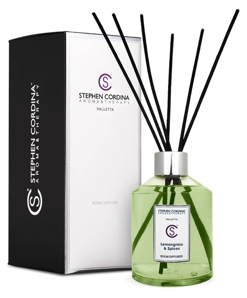 Přírodní bytový difuzér Citronová tráva & Koření, 250 ml