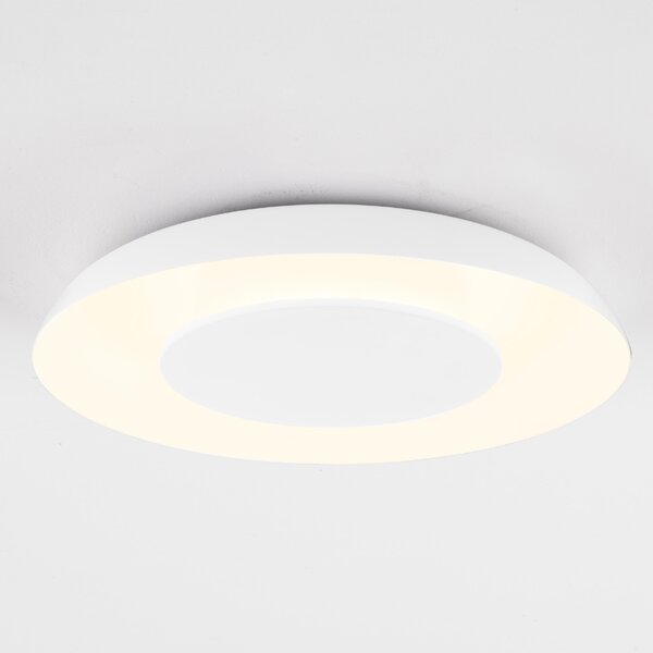 Bílé kovové stropní LED světlo Nova Luce Epos 40 cm