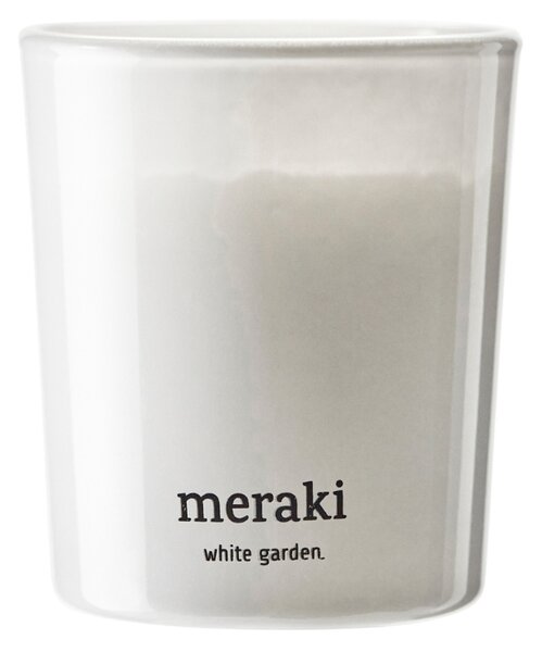 Set dvou sójových vonných svíček Meraki White Garden