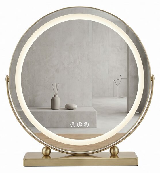 Rea Rea, Zrcadlo LED MAKE-UP L.Gold 50 cm, HOM-01810