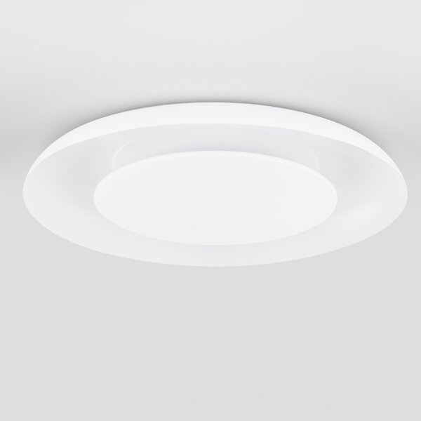 Bílé kovové stropní LED světlo Nova Luce Epos 60 cm