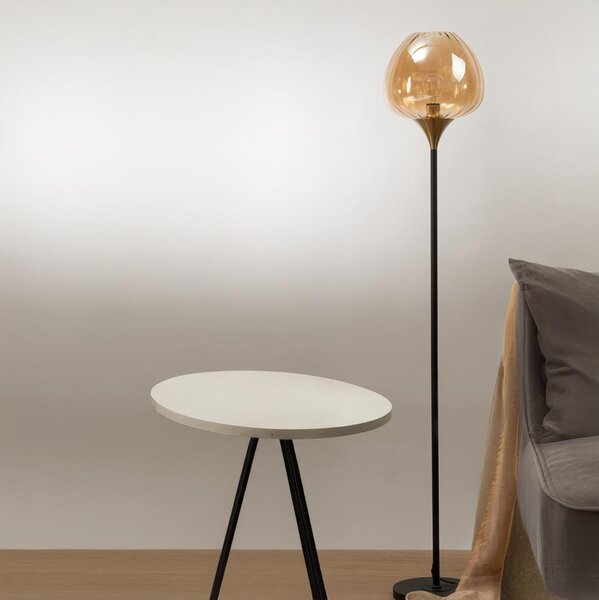ONLI - Stojací lampa ELIDE 1xE27/15W/230V černá/měděná
