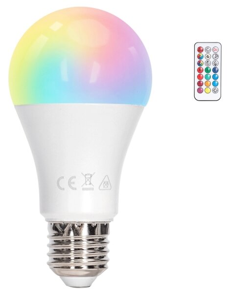 Aigostar - LED RGBW Stmívatelná žárovka E27/12W/230V 3000K + DO