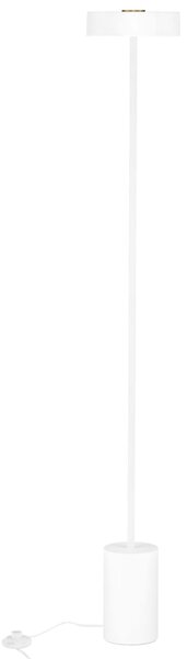Bílá kovová stojací LED lampa Nova Luce Thea 135 cm