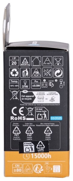 Aigostar - LED RGBW Stmívatelná žárovka G45 E27/4,8W/230V 3000K + DO