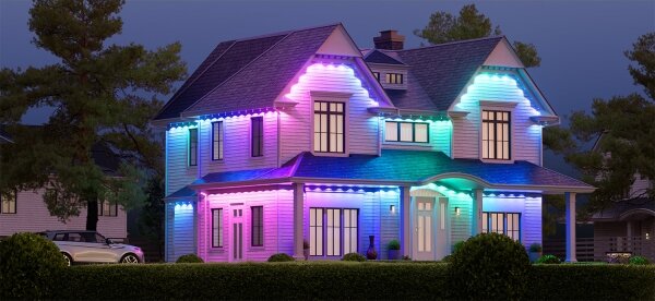 Nanoleaf N7401K02-15POL - LED RGBW Stm. řetěz 72W/230V 15m 2200-6500K IP67 Wi-Fi