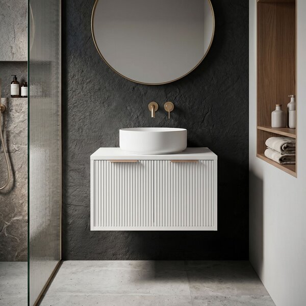 Koupelnová skříňka pod umyvadlo Rea Core 60cm White