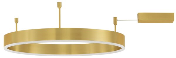 Zlaté kovové stropní LED světlo Nova Luce Motif 60 cm