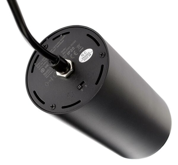 Deko-Light kolejnicový systém 3-fázový 230V Lucea 15 černá 220-240V AC/50-60Hz 15,00 W 3000/4000 K tmavě černá RAL 9005 707127