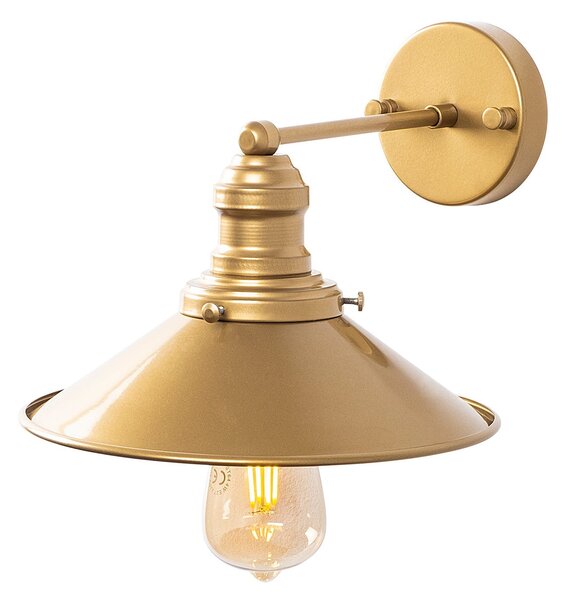 Opviq Nástěnná lampa Conical zlatá