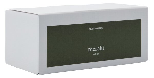 Set dvou sójových vonných svíček Meraki Oud Leaf