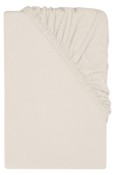 Livarno® Žerzejové napínací prostěradlo s podílem lnu, 90–100 x 200 cm (písková) (100406445001)