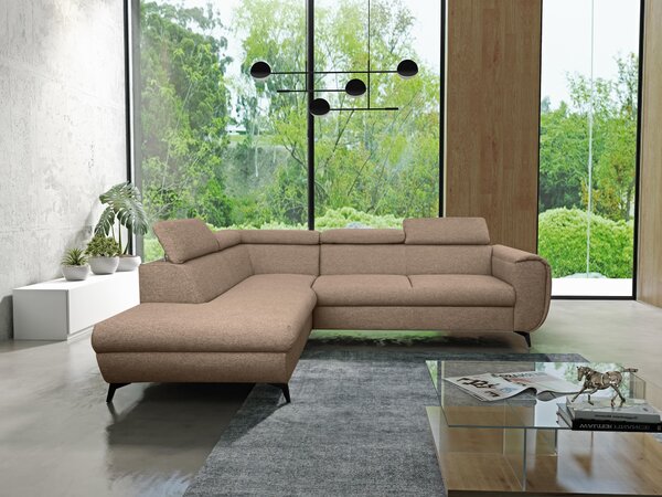Rohová sedací souprava Monaco (béžová) (L). Akce -24%