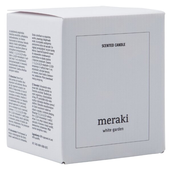 Sójová vonná svíčka Meraki White Garden 200 g