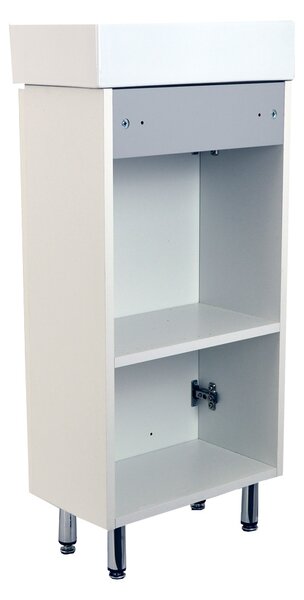 Comodo Koupelnová skříňka s keramickým umyvadlem Luka 40 P/L