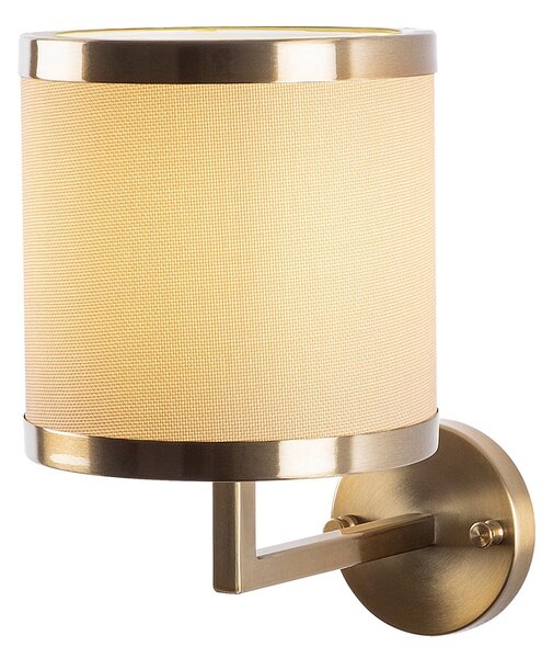 Opviq Nástěnná lampa Way vintage zlatá/béžová