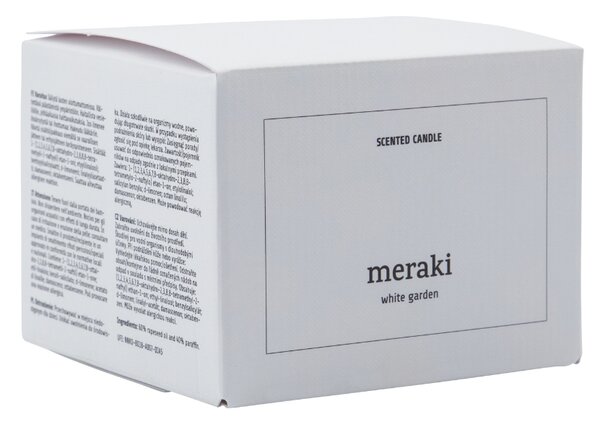 Sójová vonná svíčka Meraki White Garden 340 g