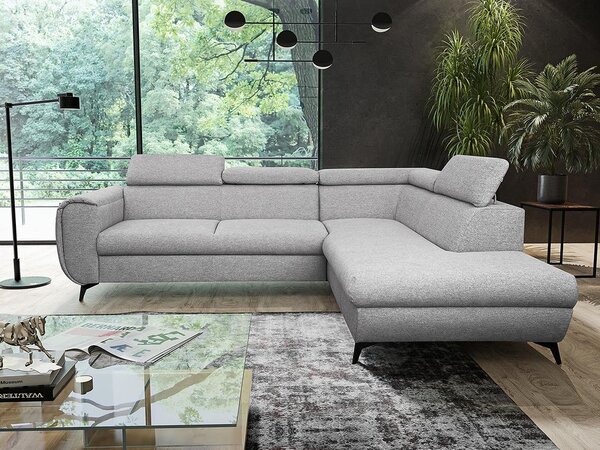 Rohová sedací souprava Monaco (šedá) (P). Akce -24%