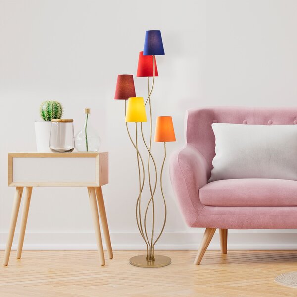 Opviq Stojací lampa Bonibon II vícebarevná