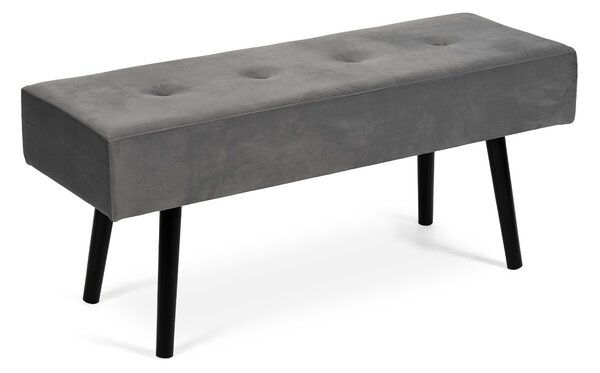 Vikio Lavice čalouněná 100x43x34 šedá HBK109S