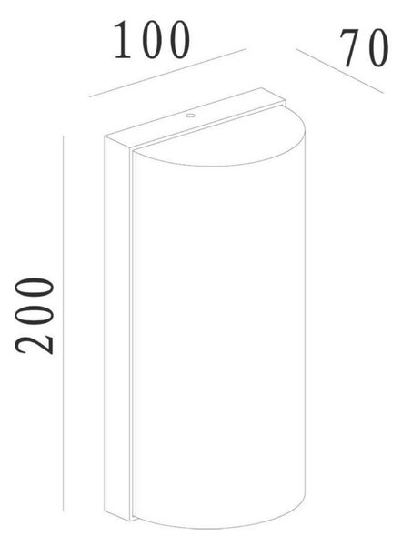 Deko-Light nástěnné přisazené svítidlo Grumium kulaté I 100-240V AC/50-60Hz 10,00 W 3000 K 325 lm 100 mm tmavěšedá 620128