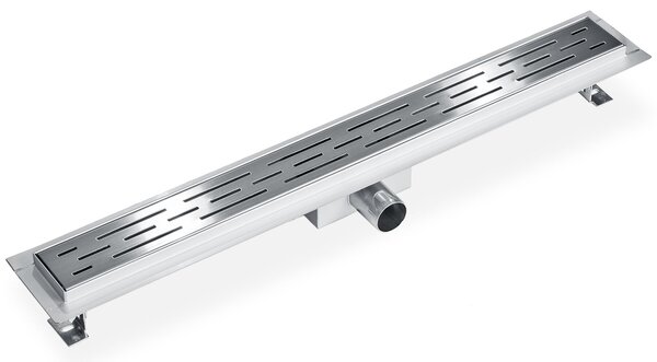 Tectake Sprchový odtokový žlábek nerezový - 70 cm