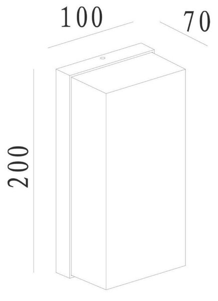Deko-Light nástěnné přisazené svítidlo Grumium hranaté CCT V 220-240V AC/50-60Hz 10,00 W 3000/4000 K 440 lm 100 mm tmavěšedá 620127